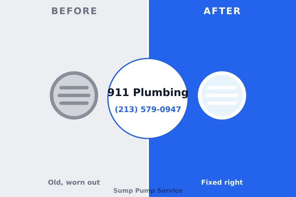 Before and after: plumbing repair Oakland, IA